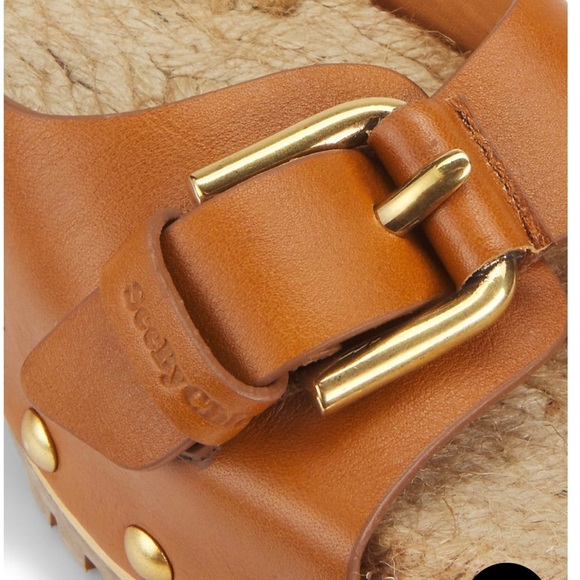 See by Chloe. Joline Buckle-Accented Leather Clogs (size 40) - Picture 6 of 13